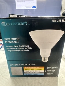 EcoSmart 250Watt Equivalent PAR38 Dimmable CEC Flood LED Light Bulb 1006305892 - Picture 1 of 6