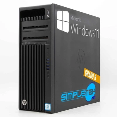 HP Z440 XEON 6C/12T WORKSTATION 16GB 240GB GPU GTX1650 4GB FISSO GAMING EDITING - Immagine 1 di 4