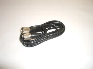 WORKMAN CX-9-PL-PL 9FT RG-58 ANTENNA COAX PATCH CABLE BLACK w/ MOLDED PL-259s - Picture 1 of 1