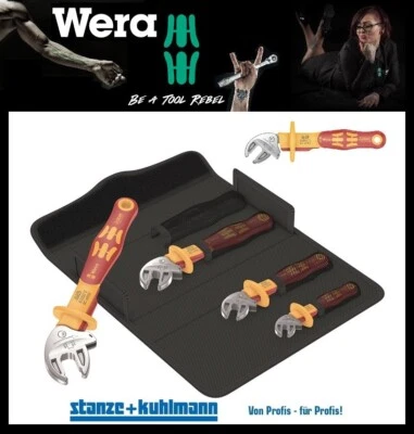 Wera Maulschlüssel Joker 6004 VDE 7-10mm 10-13mm 13-16mm 16-19mm / Satz 4tlg.