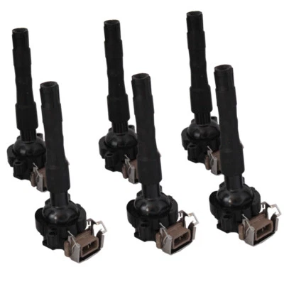 NEW 6 PCS IGNITION COILS For BMW E46 E39 X5 E36 325 330 328 M3 2.3 2.5 2.8 3.0 - Image 1 of 4