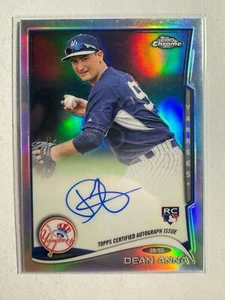 K299,851 - 2014 Topps Chrome Rookie Auto Refractors #212 Dean Anna #/499 - Picture 1 of 1