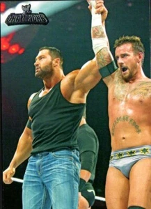 2011 Topps WWE Champions tarjeta de lucha libre #44 Mason Ryan novato a radiocontrol CM Punk - Imagen 1 de 2