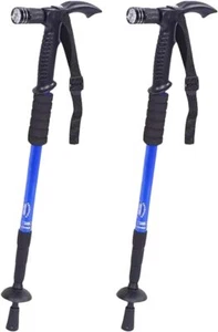 Adjustable Walking Sticks Portable Comfortable Elderly Mobility  torch Pack of 2 - Picture 1 of 77