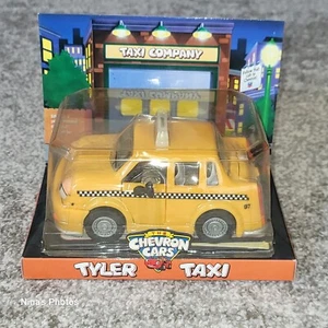 VTG NOS 1997 The Chevron Cars Tyler Taxi Collectible Techron Corporation Toy Car - Picture 1 of 6