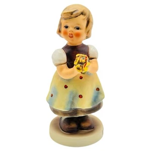 Hummel Goebel For Mother Figurine #257 Girl Holding Flowers Germany 1963 VTG HTF - Picture 1 of 12