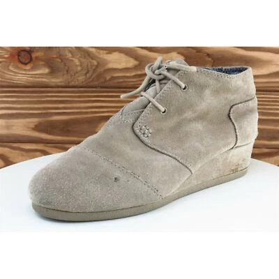 Zapatos Toms Jóvenes Niñas Talla 5 M Marrón Corto Sintético Foto 1 de 4