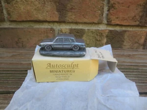 Vintage NIB Autosculpt Pewter Triumph 2000 Saloon Car and Base with Box - Picture 1 of 11