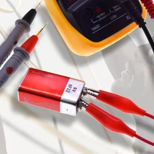 Five Color Test Double Head Alligator Clip Power Cord Clamps Wireღ Y V2Y2 A8Z8 - Picture 1 of 14