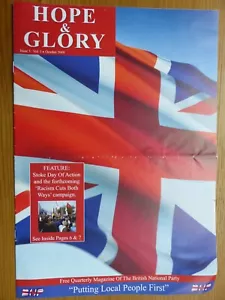 Hope & Glory Magazine - BNP - Vol 1 Issue 3 - October 2008 - Rare - 12 pages - Bild 1 von 2