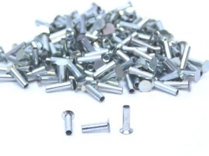 BULK! 5/16"L x 3/32"Dia Steel Rivets Countersunk Flat Head Rivet Semi-Tubular HR - Picture 1 of 4