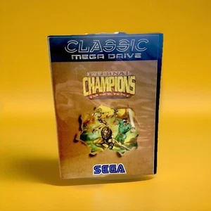 Eternal Champions (Sega Genesis) Authentic Cartridge, Reproduction Case - Picture 1 of 3