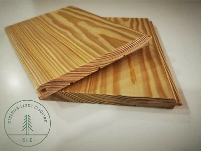 Siberian Larch Cladding Tongue Groove 14x144mm Grade AB Kiln Dried TOP QUALITY  - Image 1 of 4