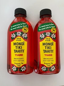 Monoi Tiki Tahiti Suntan Oil, Tiare Gardenia - Picture 1 of 9