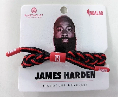 JAMES HARDEN - HOUSTON ROCKETS - MEDIUM/LARGE BRAIDED WRISTBAND BRACELET Cover