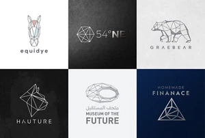 Professioneller geometrischer Form Premium Logo Design Service - maßgeschneidertes Logo - Bild 1 von 3