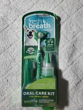 TropiClean Fresh Breath Oral Care Kit for Small Dogs & Cats 2 oz (59 mL)