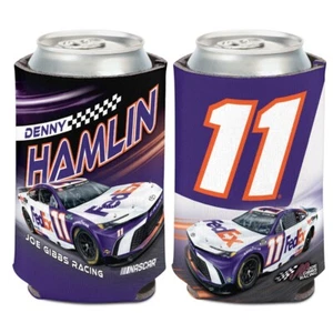 Denny Hamlin 2024 Wincraft #11 Fed Ex 12oz Can Coolie - Picture 1 of 1