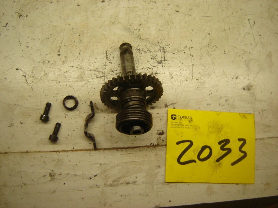  HONDA XR500 XR 500 EJE ARRANQUE ENGRANAJE Y RESORTE 1983 1984 Foto 1 de 1