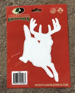 New Mossy Oak Graphics Whitetail Deer Hunting Decal Sticker Die Cut Antlers - Picture 1 of 1