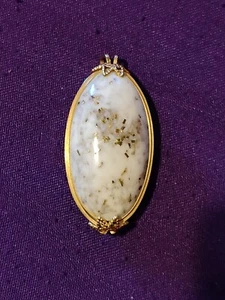 Hillcrest Confetti Glass Slide Earring Replacement 1 Earring White And Gold - Picture 1 of 10