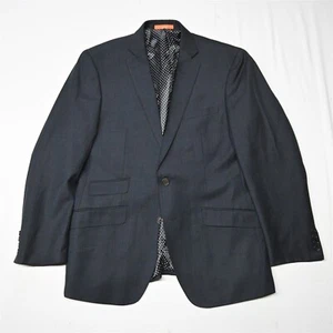 NEW Tallia 44R Blue Check 100% Wool Mens Blazer Sport Coat Suit Jacket - Picture 1 of 12