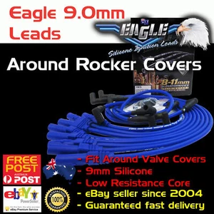 Eagle 9mm Cleveland Around Rocker Cover Ignition Spark Plug Leads HEI 302-351 - Picture 1 of 4