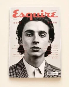 Esquire Russia Nov 2021 Timothee Chalamet Japanese Seller Fashion Magazine - Picture 1 of 1