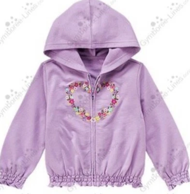 Sudadera con Capucha Gymboree Fairy de Moda Coral Púrpura Talla XS 3-4 NUEVA CON ETIQUETAS Foto 1 de 4