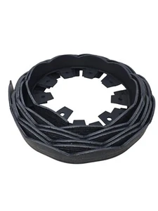 ProFlex 3011E-20C 20 Fuß schwarz überbackene Holzmaserung Kunststoff ohne Graben Kanten Kit - Bild 1 von 13