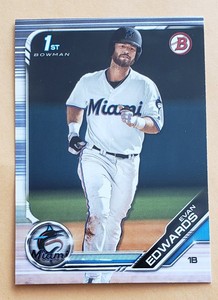 2019 Bowman Draft #BD168 Evan Edwards