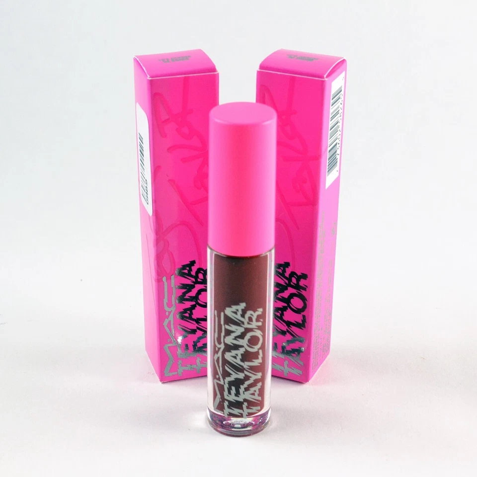2 Mac Teyana Taylor Lipglass 10'S ACROSS DA BOARD - Juego de 2 x 0,1 OZ / 3,1 ml Foto 1 de 1