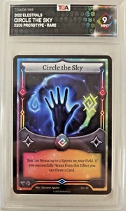 2022 Elestrals Rare Scrapped Prototype - Circle the Sky - TGA Mint 9 Slab - Picture 1 of 2