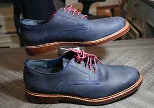Zapatos de gamuza azul con cordones Cole Haan GRAND PRO para hombre 8,5 M inserción incluida en muy buen estado - Imagen 1 de 14