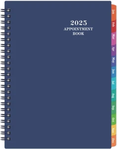 2025 Weekly Appointment Book – Hourly Planner, 6.4"x8.5", January-December - Picture 1 of 7
