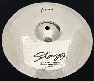 11" STAGG FURIA MEDIUMT SPLASH CYMBAL - SUPER BRILLIANT - Picture 1 of 2