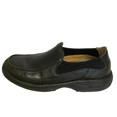Timberland Shoes Men 11M Black Leather Loafer Smart Comfort System Slip On 79030 - Image 1 of 4