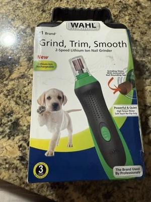 Molinillo liso WAHL 5975 negro verde 2 velocidades de iones de litio - nuevo en caja Foto 1 de 4