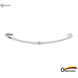 SPRING PACK 10.305.200.00 FOR MERCEDES-BENZ T1/Platform/Chassis/Van/Bus 2.3L - Picture 1 of 9