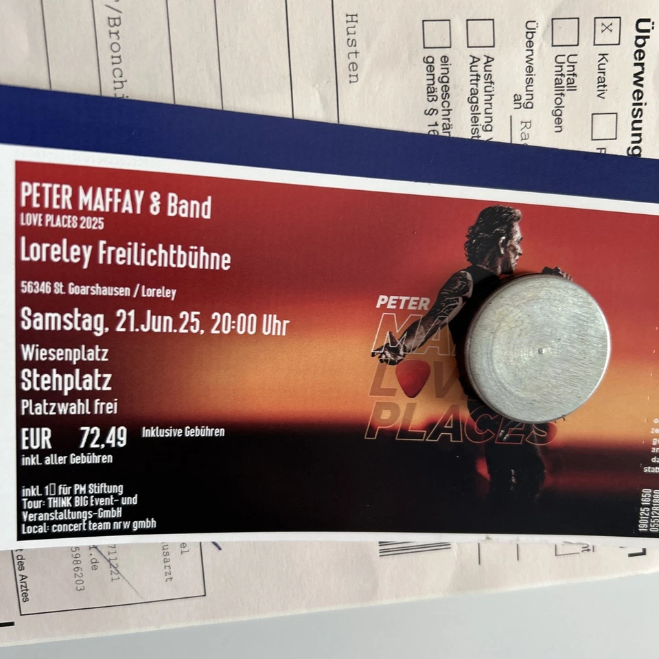Ticket Peter Maffay Loreley - Bild 1 von 1
