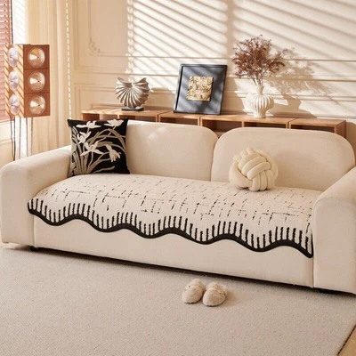 Plush non-slip sofa cushion - Image 1 of 4