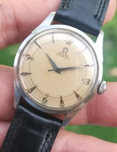 Reloj Omega Vintage Automático Parachoques Ref 2635 Cal 351 Hombre 1952 Acero Inoxidable  - Imagen 1 de 24