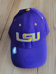 LSU Tigers Unisex lila Riemen Rücken Hut fesselnde Kopfbedeckung 100 % Baumwolle  - Bild 1 von 6