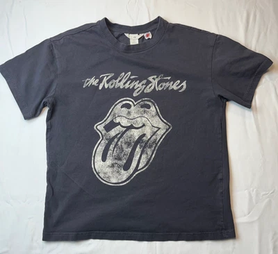 Camiseta para mujer H&M Rolling Stones lengua boca logotipo gráfico banda talla XS Foto 1 de 4