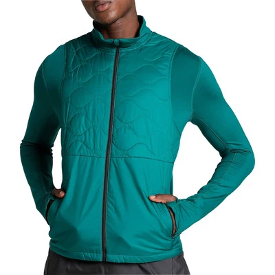 Chaqueta de Correr Puma Cloudspun WRMBL Para Hombres Verde Correr Reflectante Acolchada Cremallera Completa Foto 1 de 4