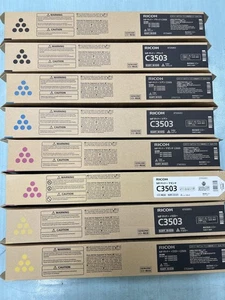 Original Ricoh MP P Toner 10er Set MP C3503 Magenta, Cyan, Gelb und Schwarz - Bild 1 von 8