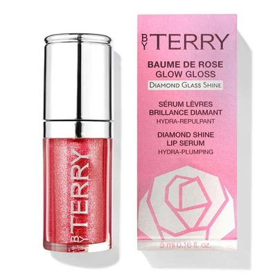 By Terry Baume De Rose Glow Gloss Diamond Shine Lip Serum 5ml - Fizzy Fire  BNIB - Image 1 of 4