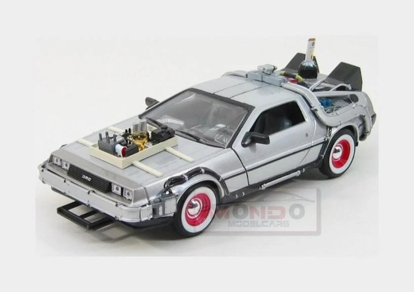 1:24 WELLY De Lorean Time Machine Back To The Future 3 WE22444 - Immagine 1 di 2