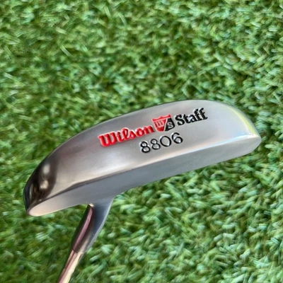 Putter Wilson Staff 8806 hoja acabado satinado 35" diestro vintage Foto 1 de 4