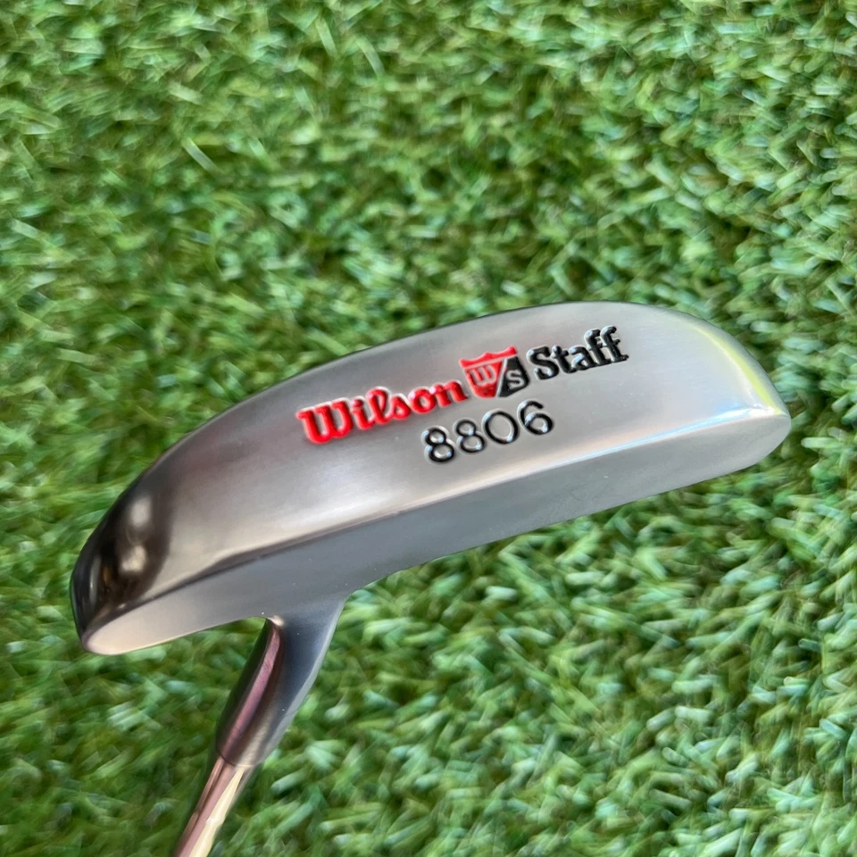 Putter Wilson Staff 8806 hoja acabado satinado 35" diestro vintage Foto 1 de 4